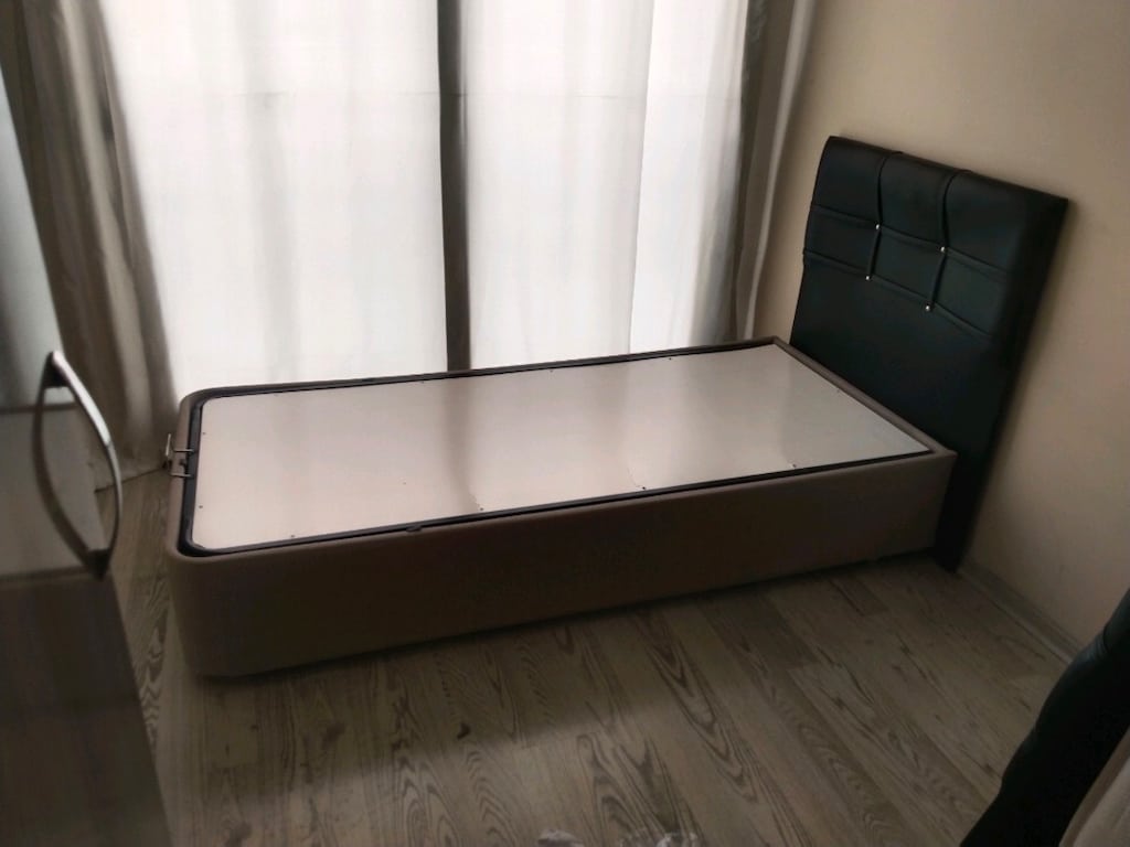 tekkisilk baza kalın yatak ve başlığı buca heykel - 3