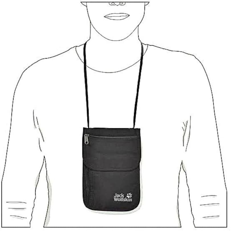 ‼İTHAL/SIFIR/Jack Wolfskin Organizer Boyun / Bel Çantası - 4