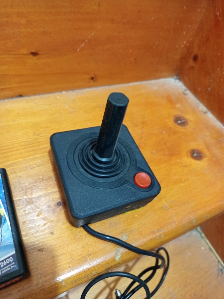 Vintage ATARİ 2600 Oyun Konsol Orijinal Kaset Alman malı Joystick - 4