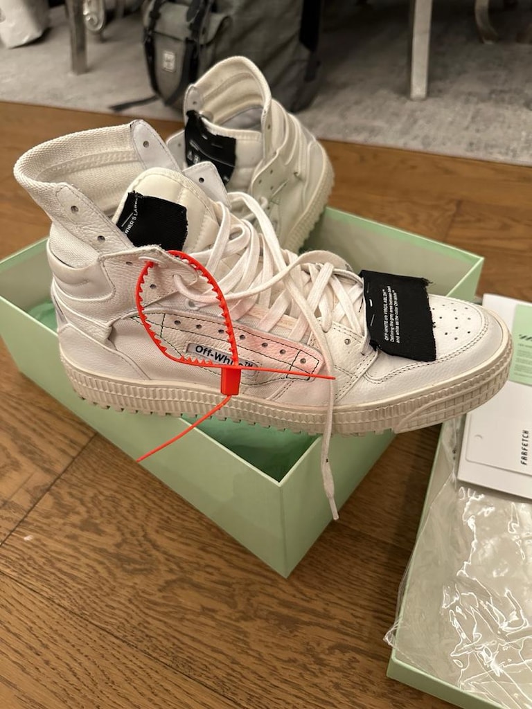 Off White Sneaker Ayakkabı - 3