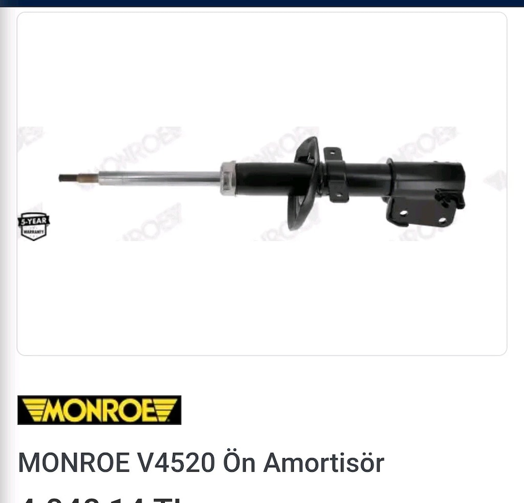 Monroe V4520 Ön Amortisör (Trafic 3 - Vivaro B - Talento - NV300) - 2