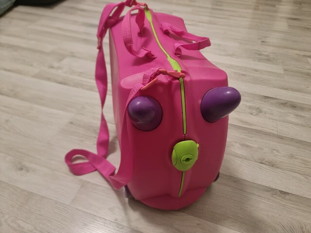 Trunki pembe çocuk valizi bavulu - 2