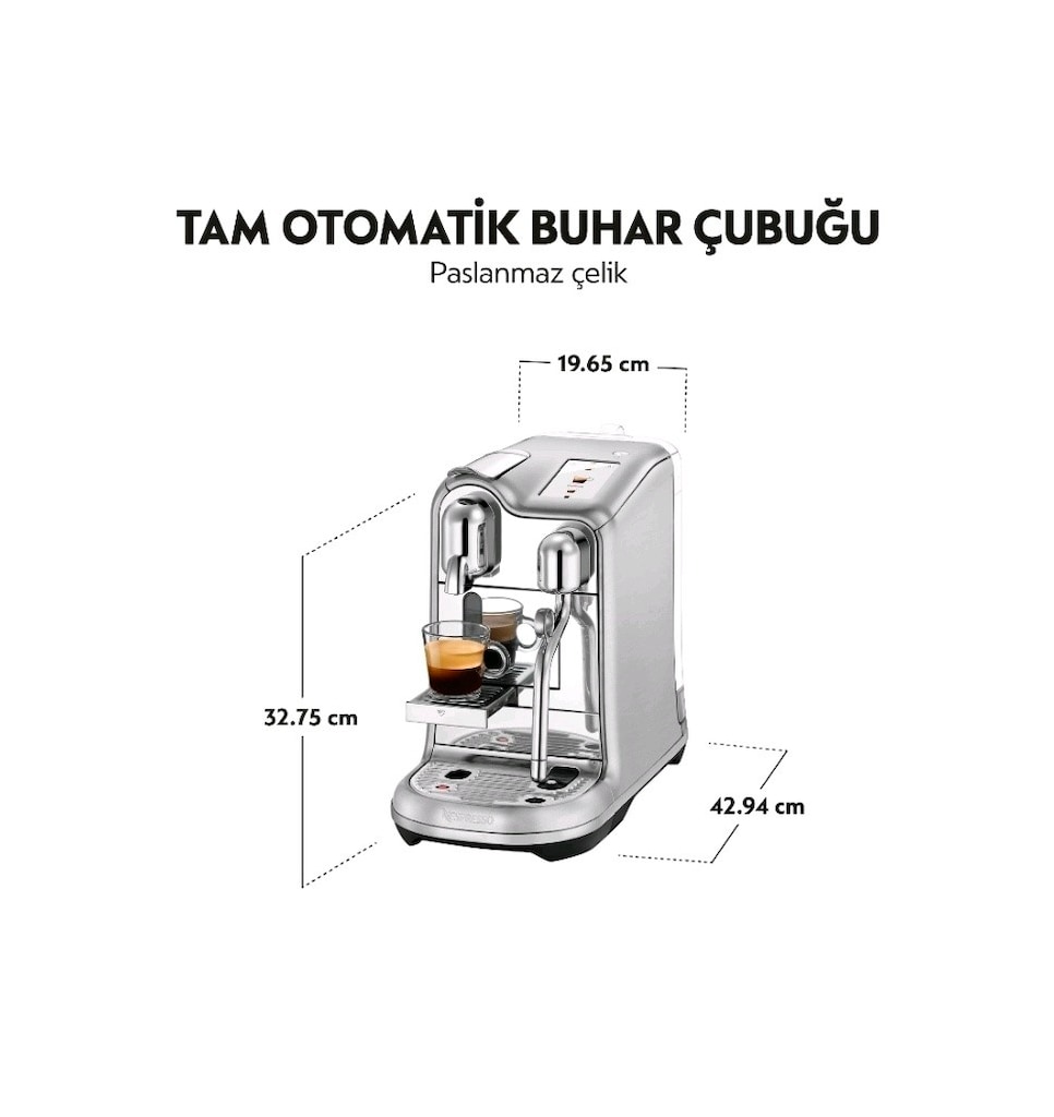 SIFIR AYARINDA NESPRESSO CREATİSTA PRO KAHVE MAKİNASI - 8