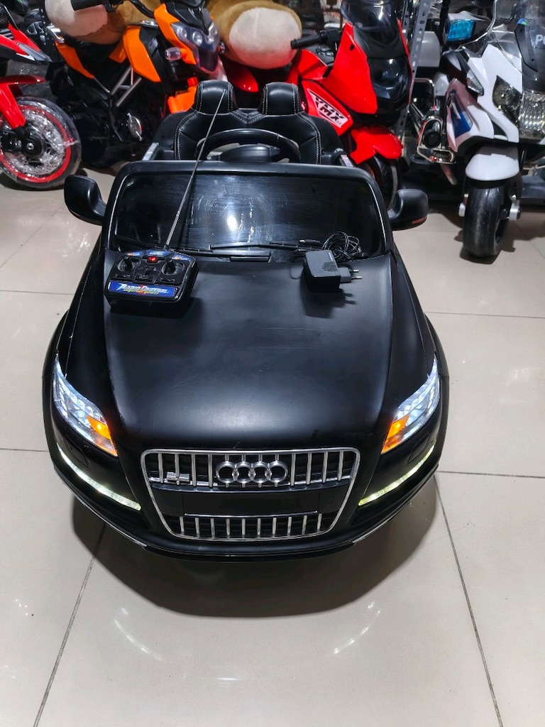 (AnkaCar çocuk oto galeri)2 MOTOR AUDİ KUMANDALI&MANUEL AKÜLÜ ARABA - 2