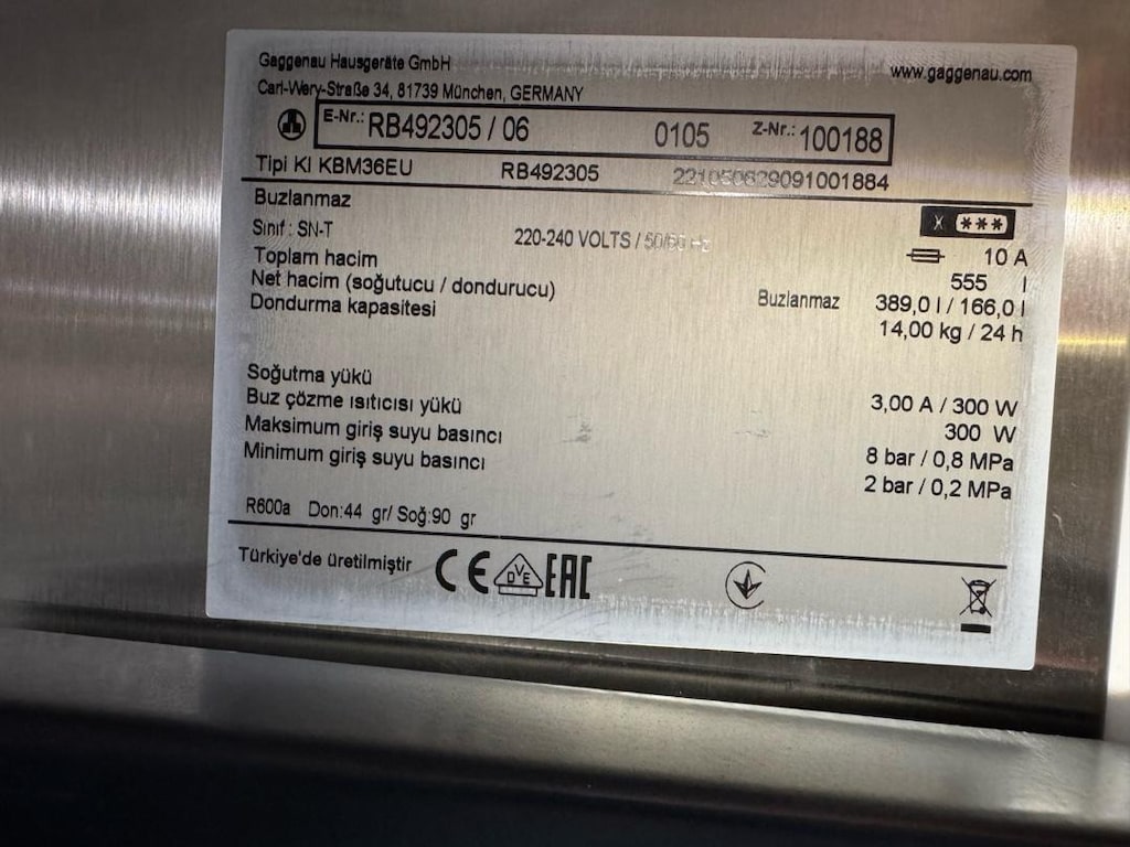 Gaggenau MasterCool Buzdolabı RB492305 ( Miele Smeg Liebherr ) - 5
