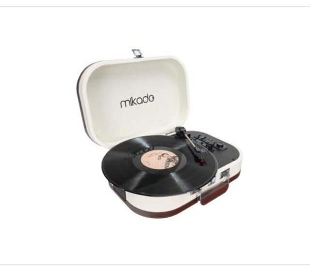 Mikado Nostalgia MN-101 Pikap Fil dişi Usb+RCA+Bt Müzik Kutusu