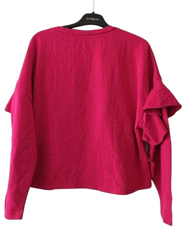 MANGO FUŞYA SWEATSHİRT - 4