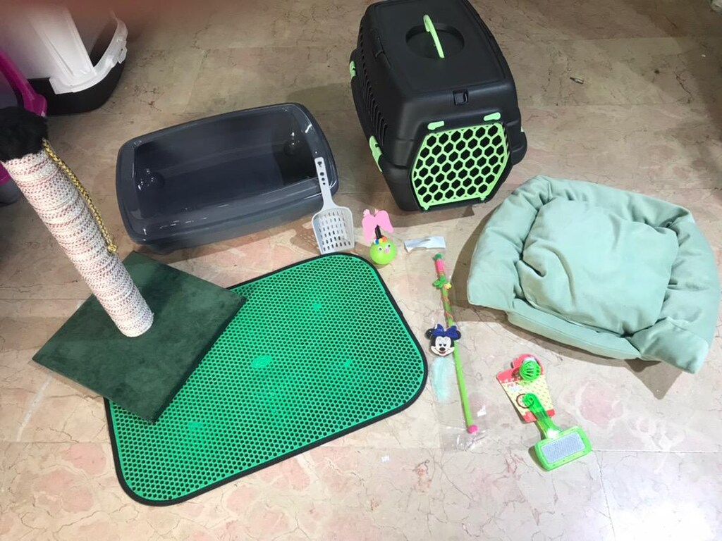 Kedi tuvalet ve bakım seti - 4