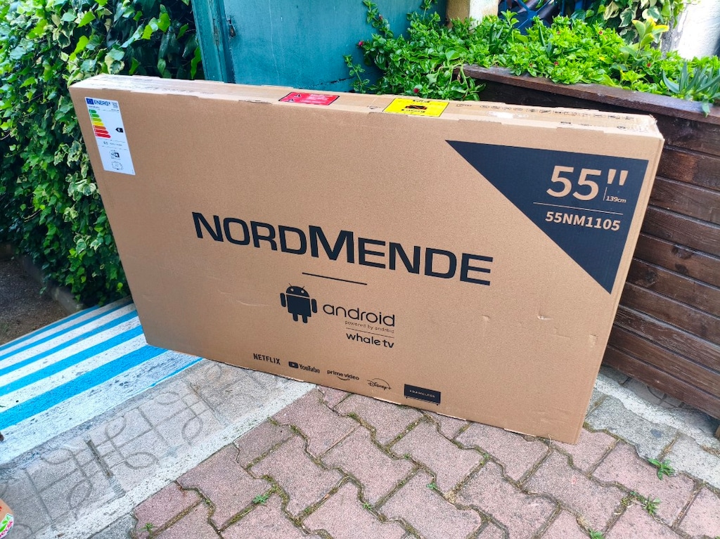 sıfır açılmamş ambalajında 2 yıl garantili nordmende 55 inç android TV
