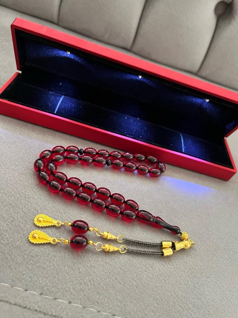 Kırmızı Ateş Kehribar İp Yolu Siyah Eskitme - 9
