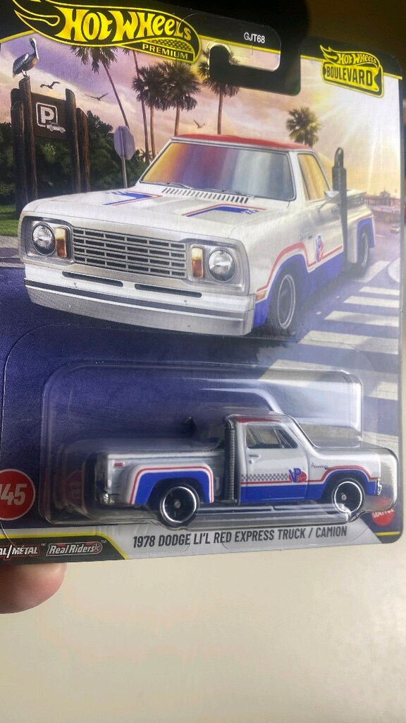 1978 Dodge Lı'l red express truck Hotwheels Premium Boulevard - 4