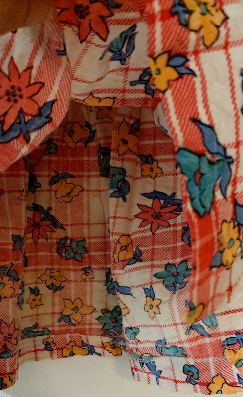 35 Yıllık Gerçek Vintage Kız Çocuk Elbisesi - 7