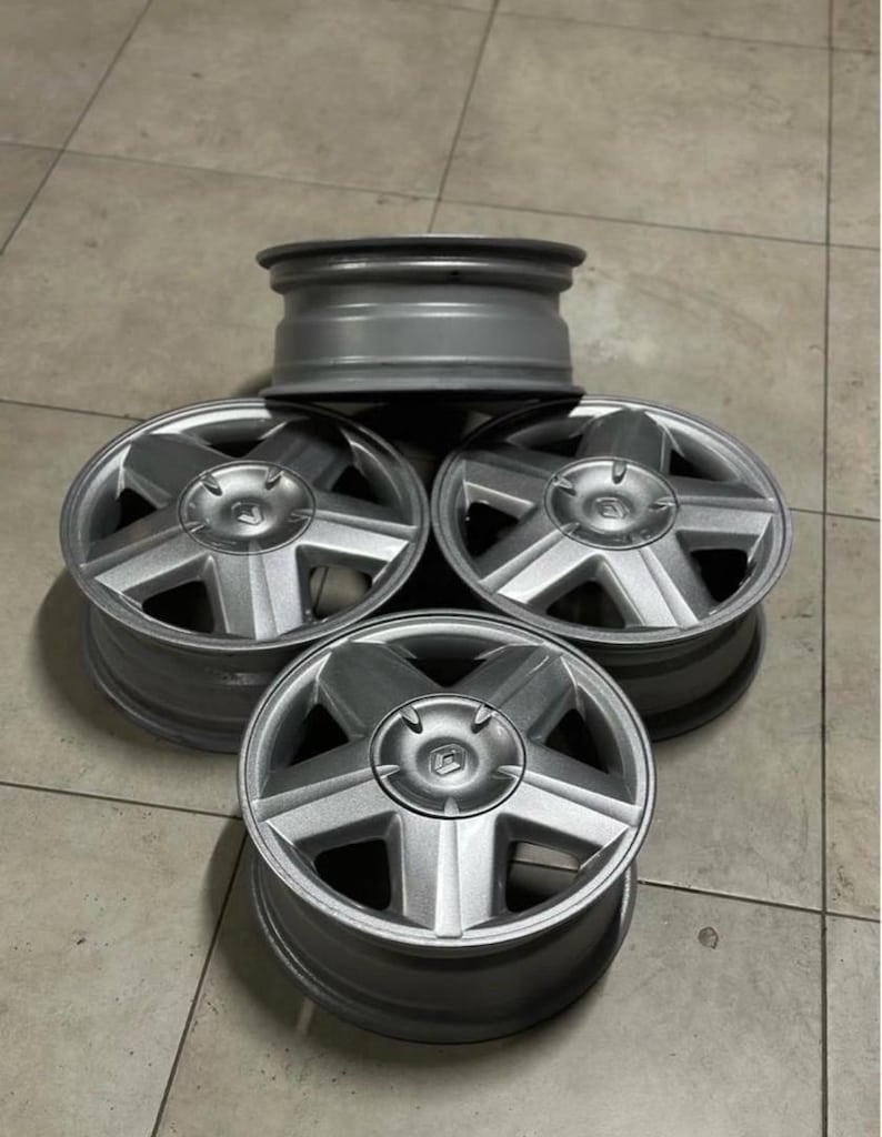 15 inç 4x100 orjinal megane1 jant takımı hatasız - 4