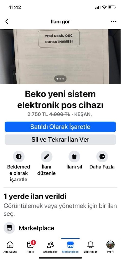 Beko 300 TR yazarkasa - 3