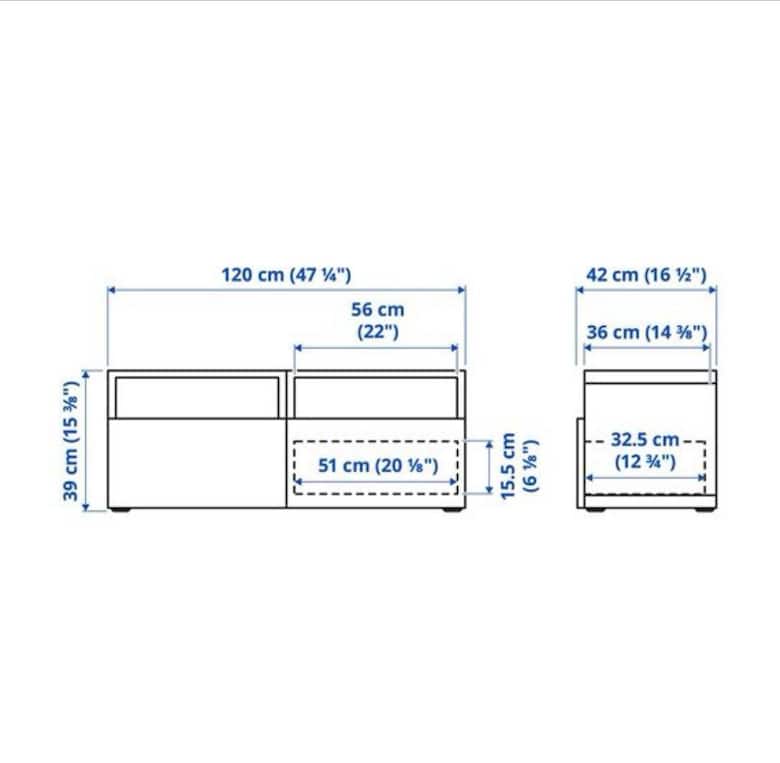 Ikea Besta Tv sehpası - 6