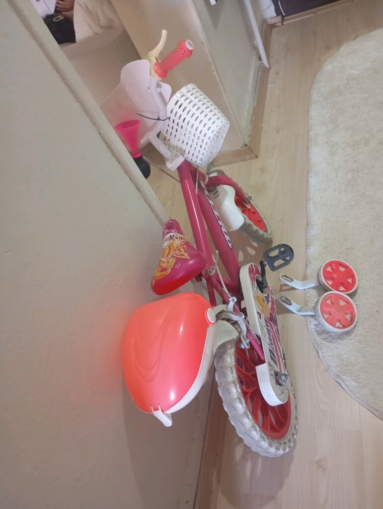 pembe kız çocuk bisiklet - 2
