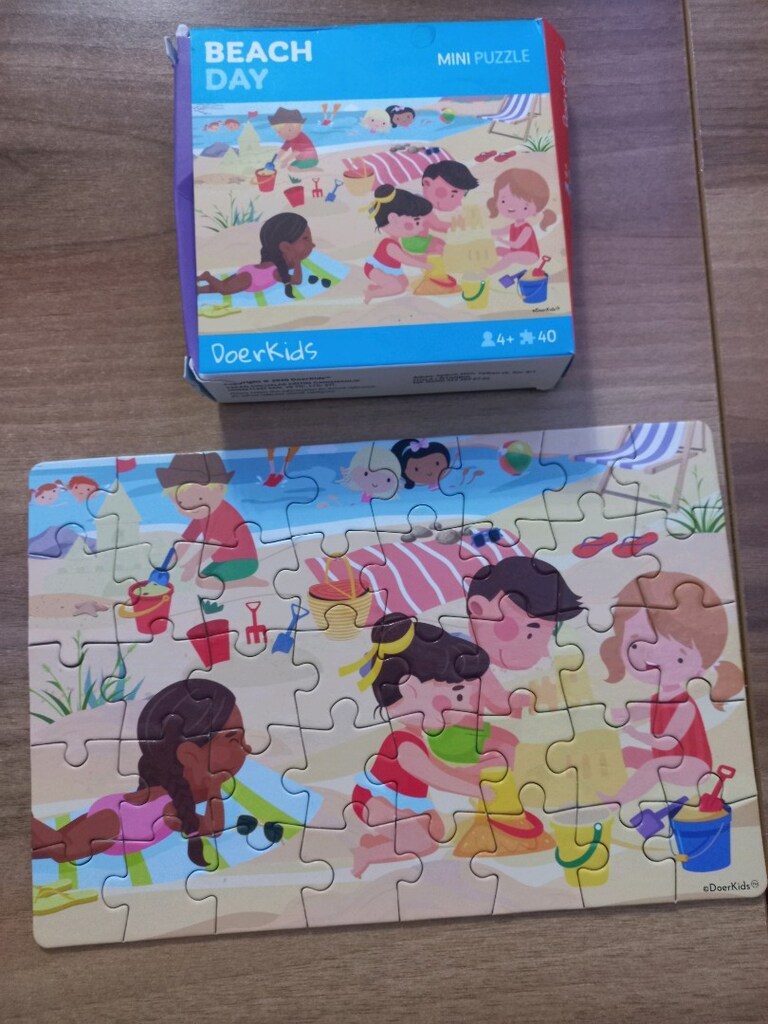 5 adet 40 parça mini puzzle - 5