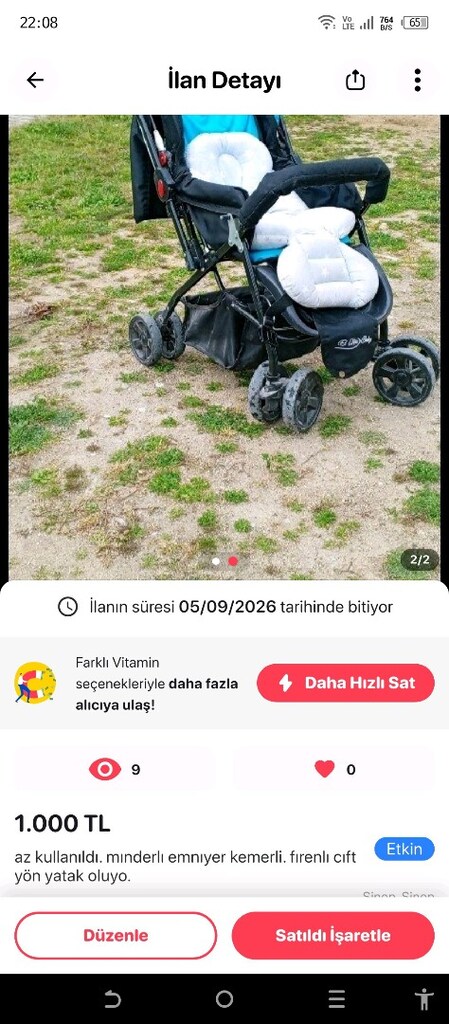 bebek cocuk arabası mınderlı hepsı var full - 3