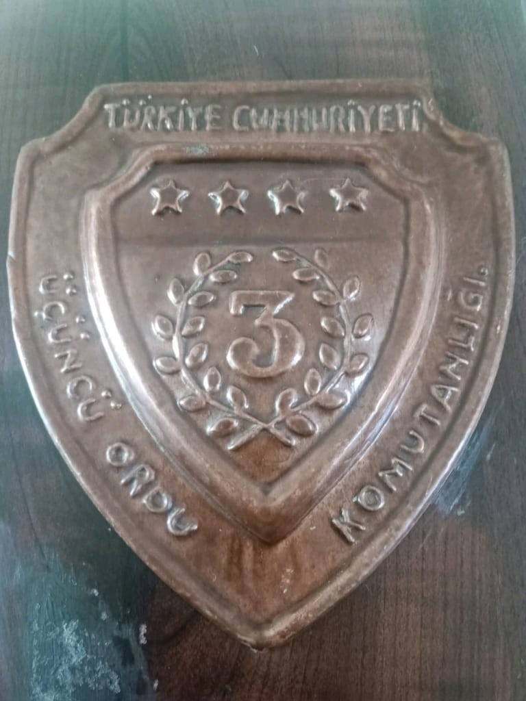 3.Ordu Komutanlığı Askeri Plaket - 2