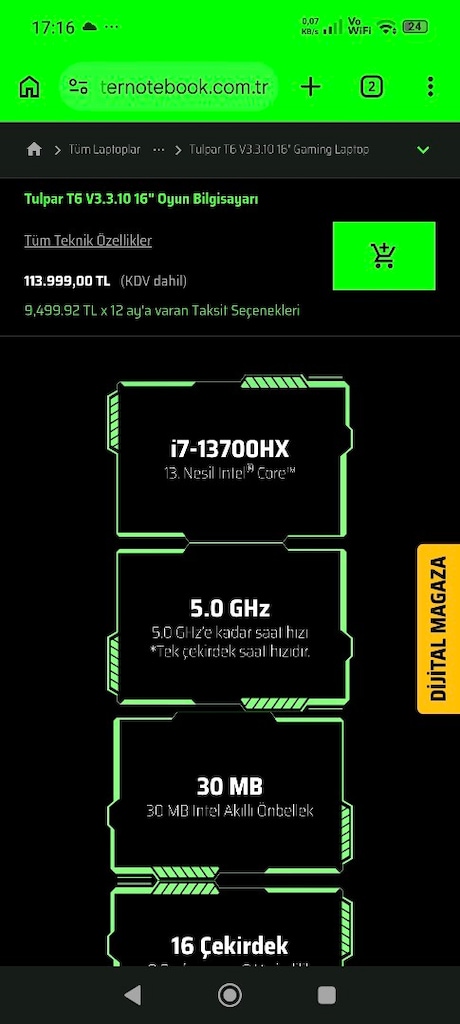 MONSTER tulpar t6.v3.10.6 oyuncu bilgisiyarı - 9
