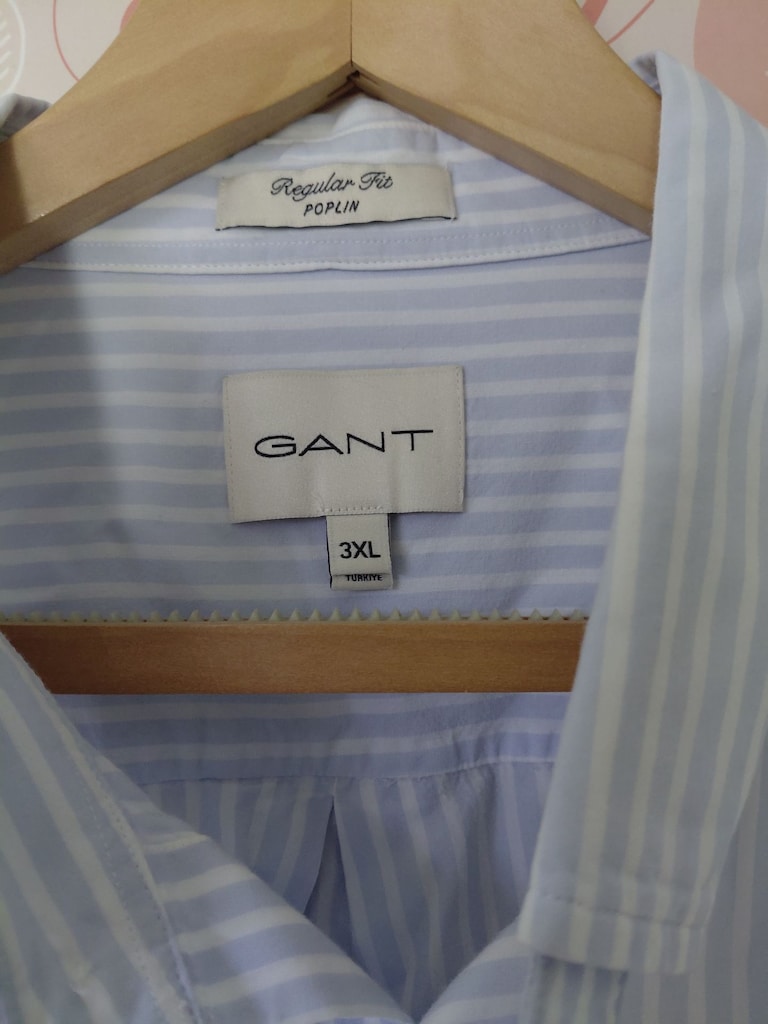 Gant Marka az Kullanılmış Tertemiz Erkek gömleği - 5
