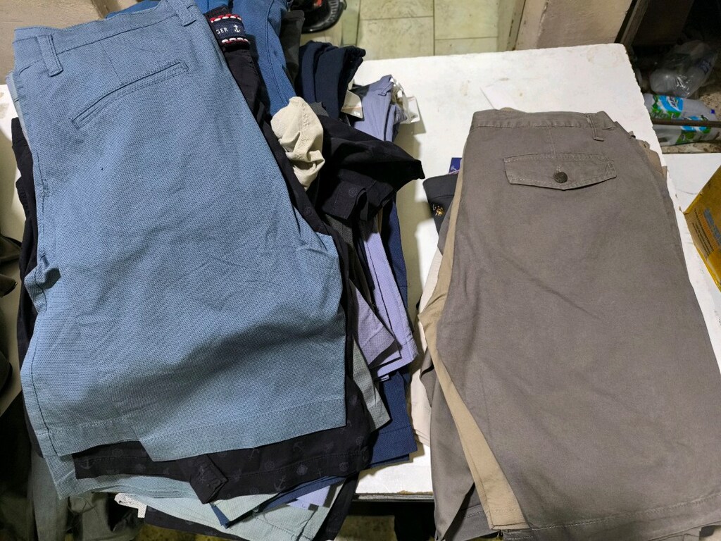 Tekleme şort ve kargo şort bayan orta bel kot pantolon ÜRÜNLER SIFIR' - 7