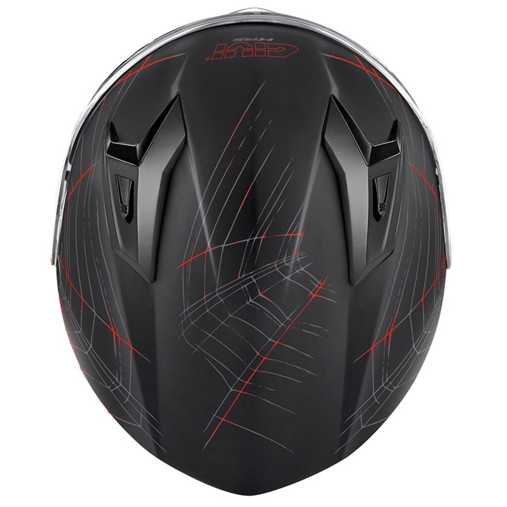 GIVI 50.7 PHOBIA MAT SİYAH-KIRMIZI KASK - 3