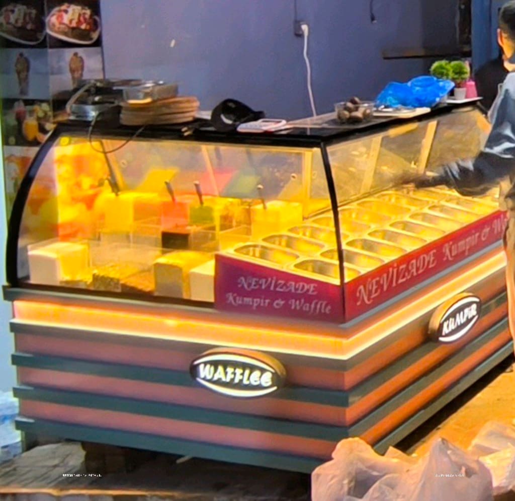 waffle kumpir dolabı