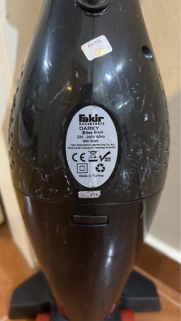 Fakir Darky Elektrikli Dikey Süpürge 800 Watt - 5