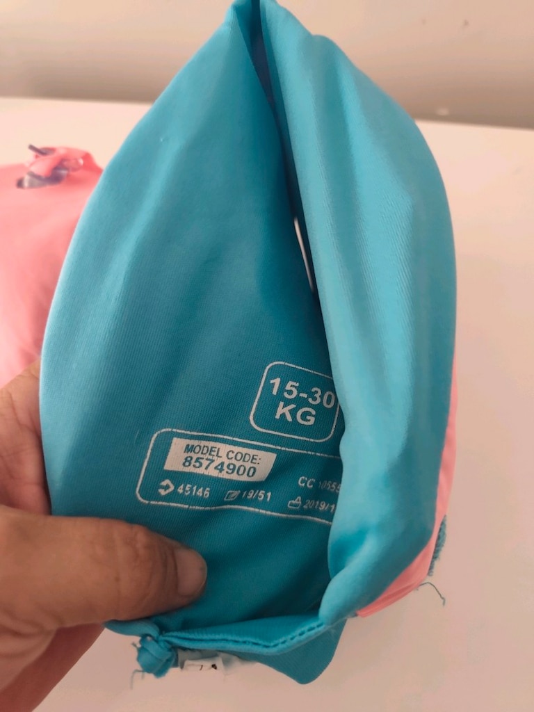 Nabaiji Çocuk Yüzme Kolluk Kemer Panda Baskılı Pembe 15-30 Kg - 9
