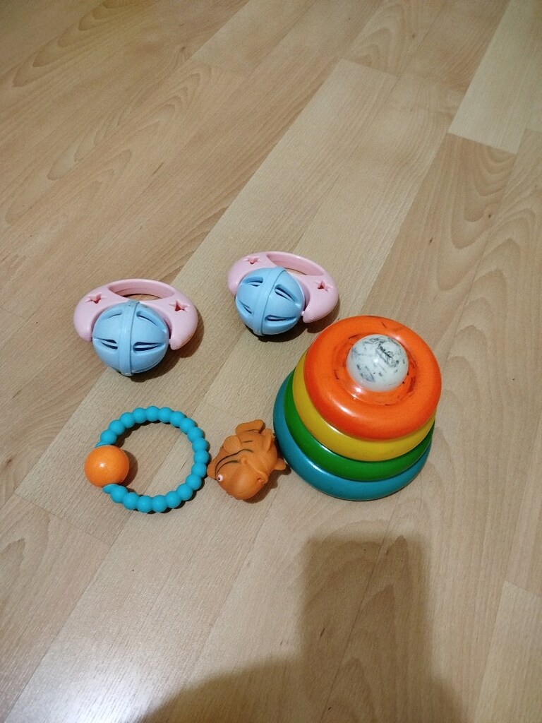 Bebek eğitici oyuncakları ve çevirmeli çıngırak - 6