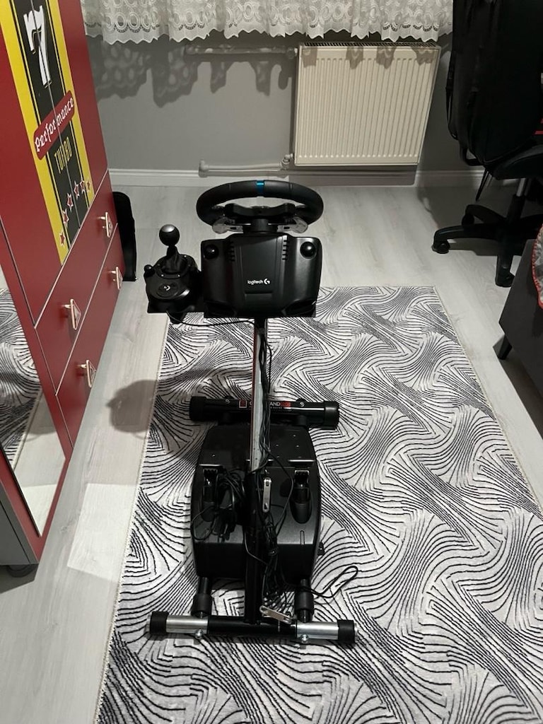 Logitech G29 + Shifter + Game Stand Pro Satılık - 5