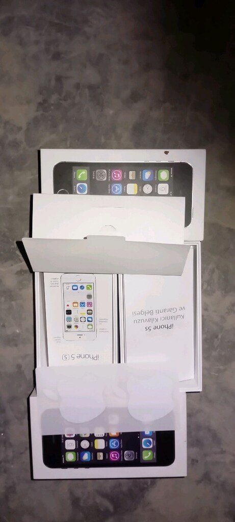 2 adet iphone 5 S kutusu - 6