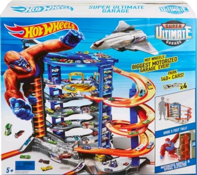 Hot Wheels Ultimate Garaj Dev Kule, 140 Araba Kapasitesi,