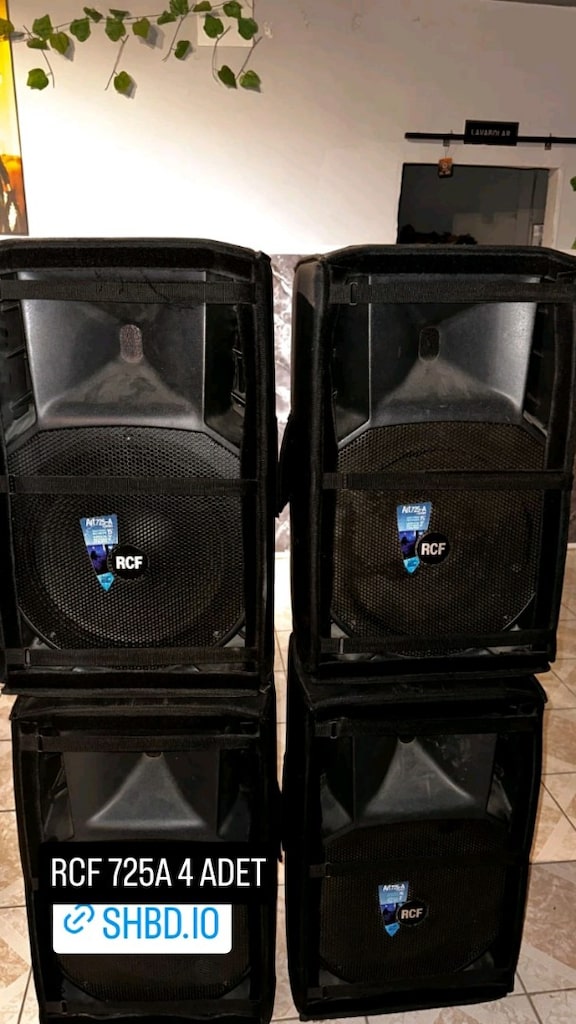 RCF 725 ART A MK2 4 ADET AKTİF HOPARLÖR 1400 W - 3