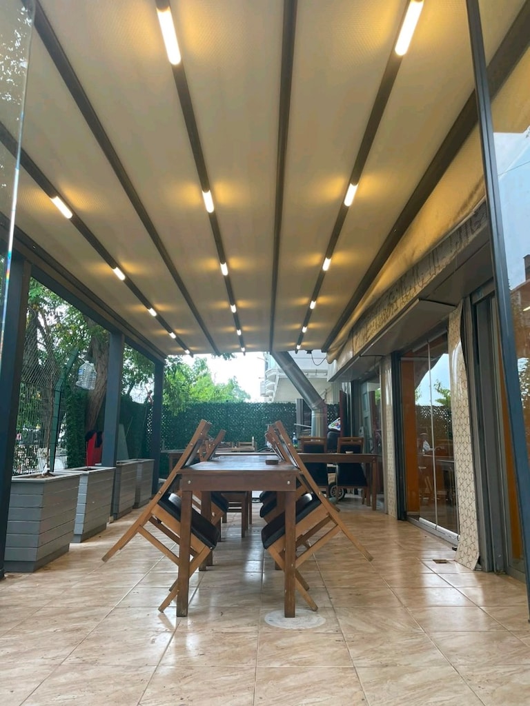 BAHÇE RESTORAN PERGOLA SİSTEMİ - 5