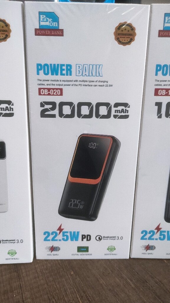 Profesyonel,orijinal powerbank lar.(HIZLI ŞARJ EDER) - 4