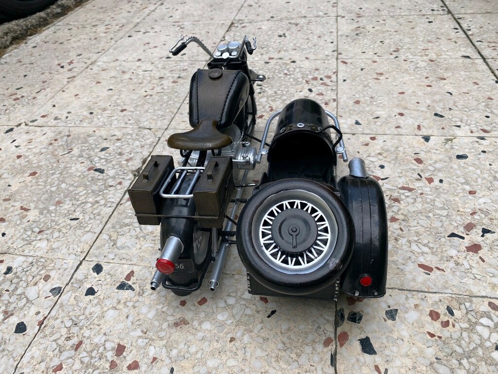 YENİ SEPETLİ METALİK MOTOR 32 cm uzunlukta - 9