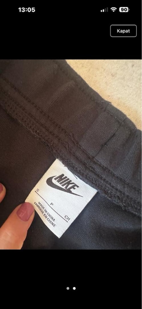 Nike Gri ve Siyah Eşofman Altı - 2