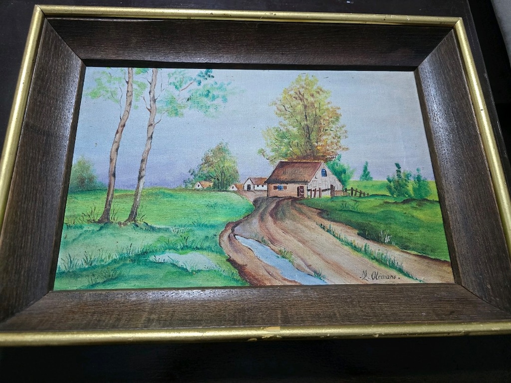 yaglı boya imzalı tablo - 2