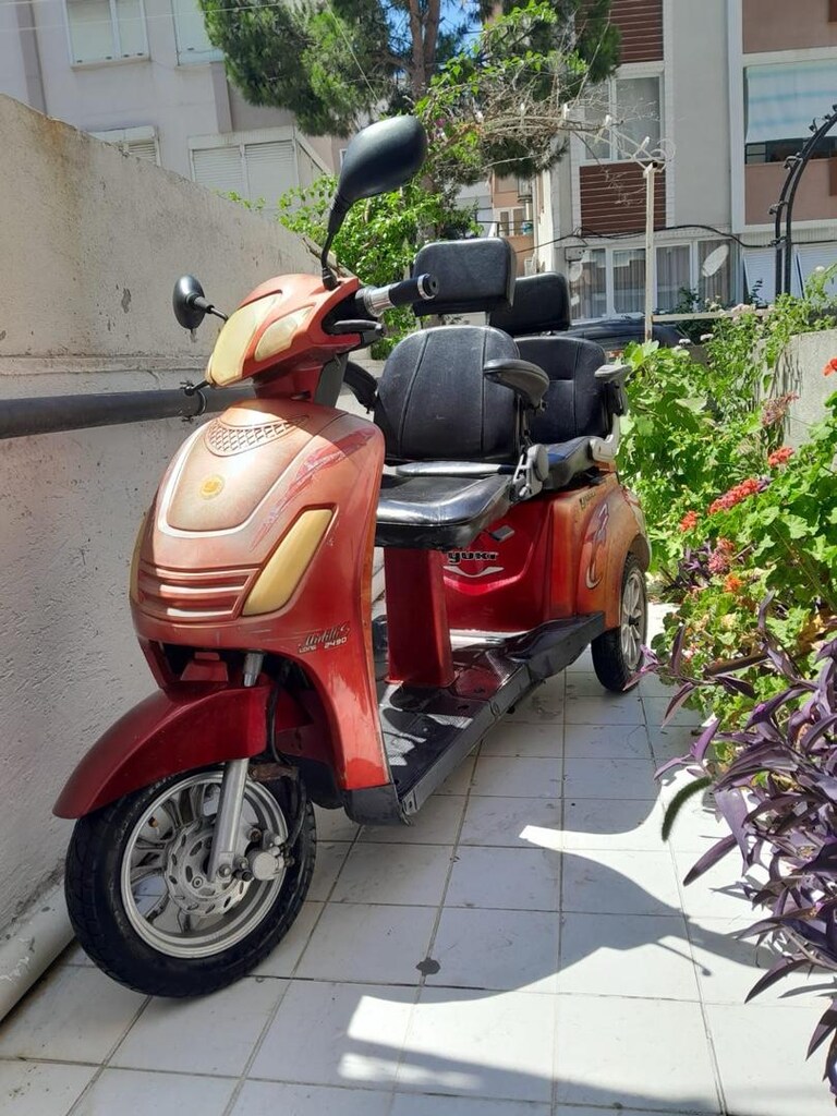 yuki elektırıklı 3 tekerlekli bisiklet - 5