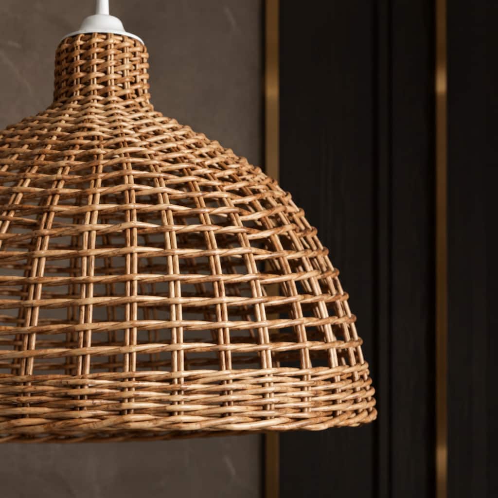 SHINE Rattan Avize 40 cm – Sıfır - 2