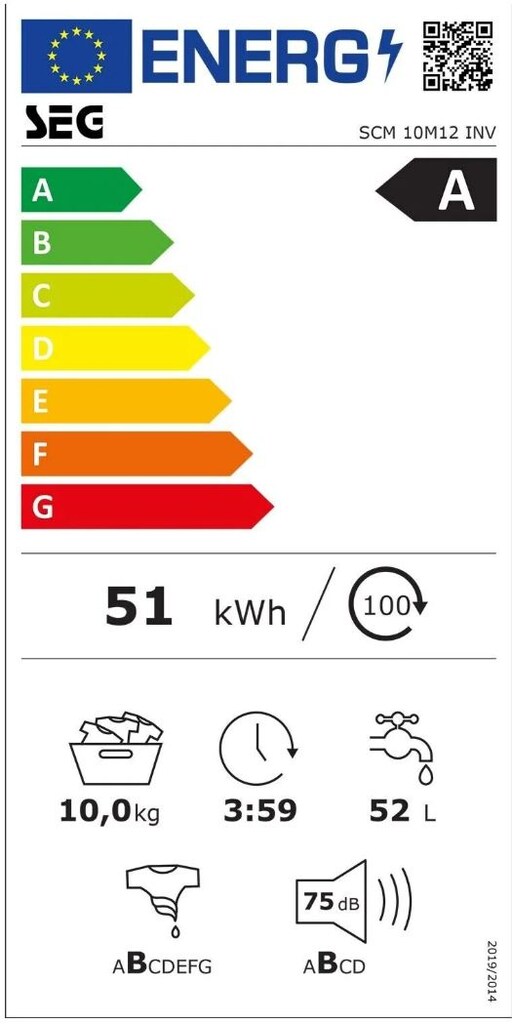 Garantili Seg SCM 10M12 INV 10 Kg Çamaşır Makinesi – 20.000 TL - 2