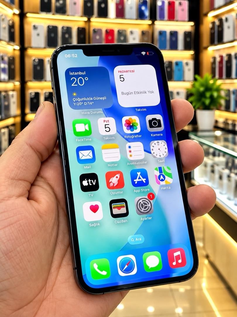İPHONE 12 PRO 128 GB PİL SERVİS TR CİHAZI KAMERA ORJİNAL DEGİŞEN - 4