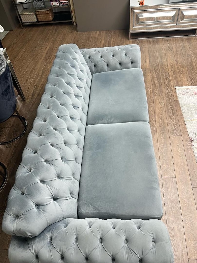 Modern Chesterfield Koltuk Takımı – 2 Koltuk + 2 Berjer - 3