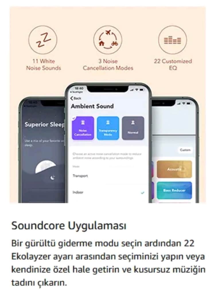 ANKER SoundCore Q30 UPGRADED(Yükseltilmiş)Mod.Bluetooth Kulaklık - 11