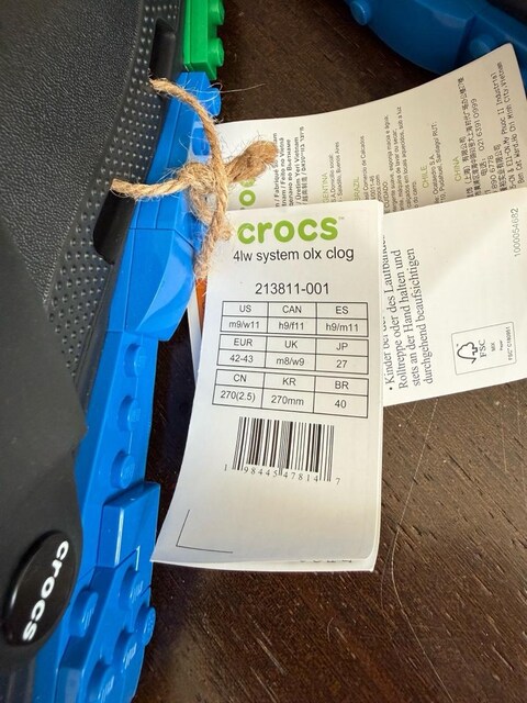 LEGO CROCS TERLİK US 9 EURO 42-43