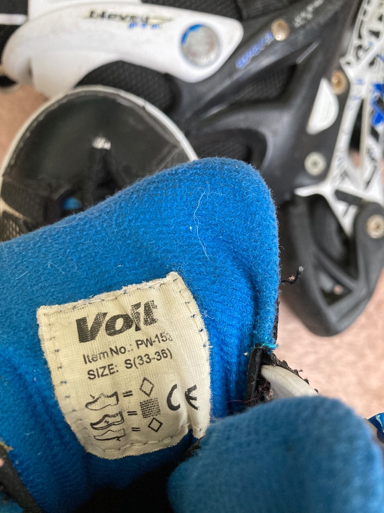 Paten - Voit Siyah-Mavi Inline – Ayarlanabilir Tokalı Tasarım - 2