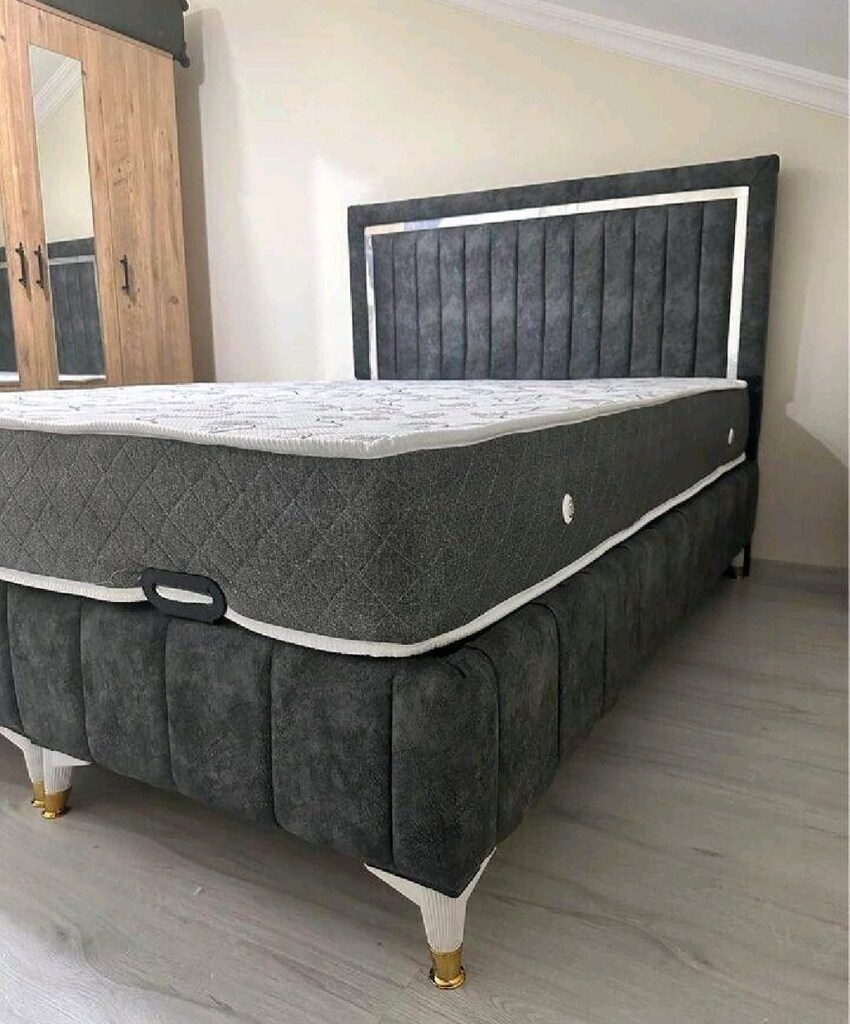 Tek kişilik baza başlık yatak - 4