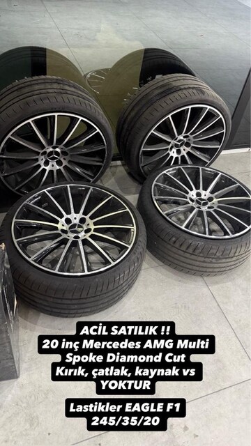 Satılık Orijinal Mercedes Jant Lastik 20inç